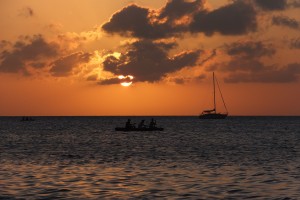 sunset caye caulker belize