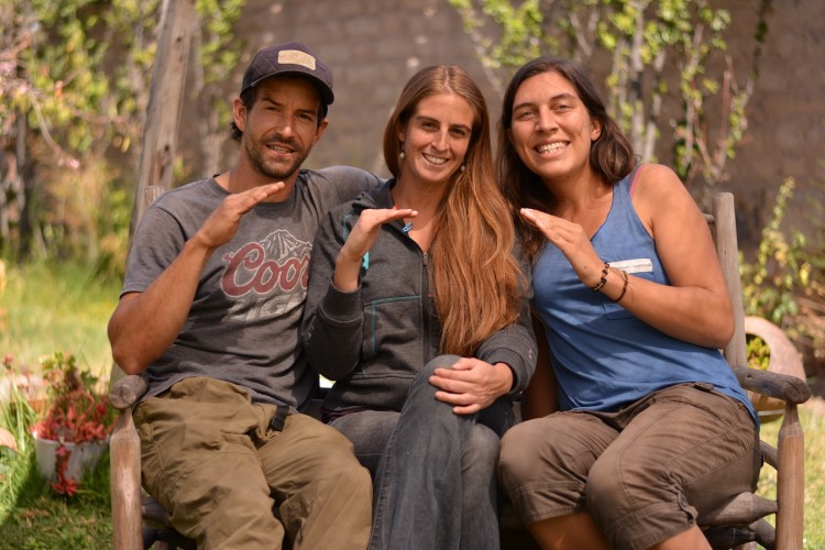 avec Alejandra et Jorge - Llama Pack Project Urubamba Peru