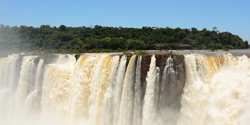 Cascades d'Iguazu, vue d'Argentine